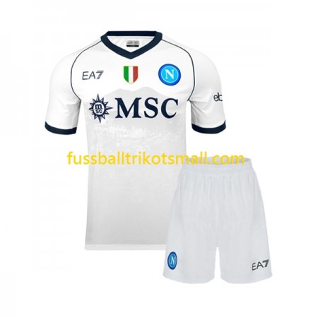 Fußballtrikots SSC Napoli Kinder 2023-2024 Kurzarm Auswärts-trikot kaufen